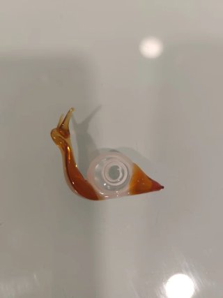 Pequeño Caracol de Cristal de Murano