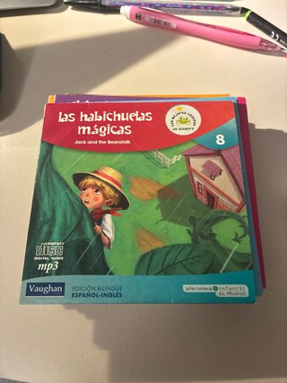 3 CDs Cuentos Infantiles Bilingües