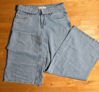 Vaqueros Mango Teen Azul Claro Talla 38
