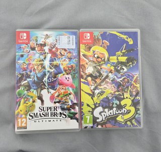 Smash Bros Ultimate y Splatoon 3 para switch