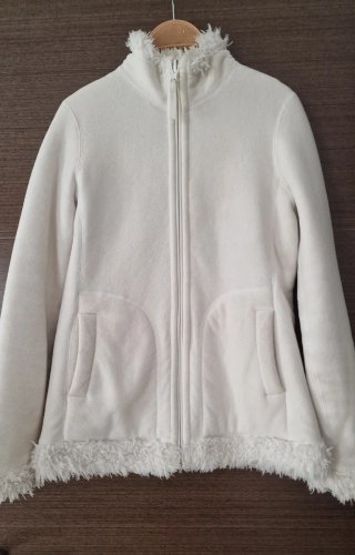 Chaqueta Polar Reversible Blanca