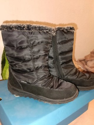 Botas de nieve negras Cortina