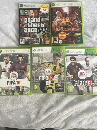 Lote de 5 Juegos para Xbox 360