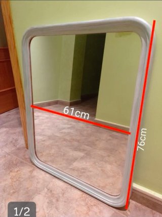 2 Espejos de Pared 61x76cm y 65x92