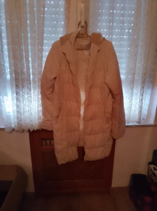 Abrigo largo beige
