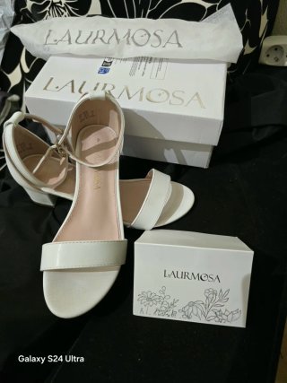 Sandalias Blancas Laurmosa Talla 35,5