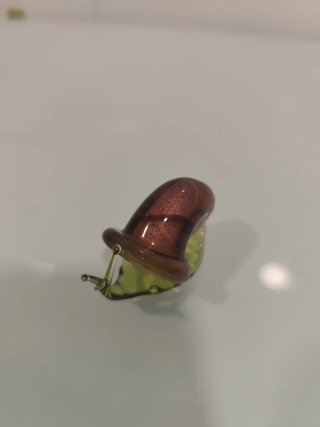 Figura de Caracol de Cristal