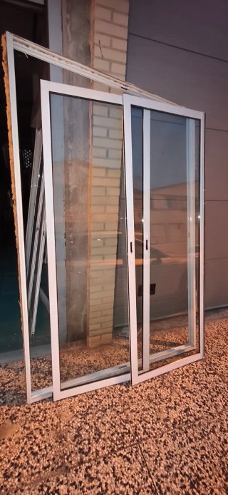 Balconera Corredera de Aluminio Blanco