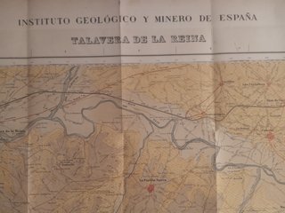 Mapa geológico Talavera 1942 Nº 78 H. IGME.