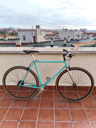 Bicicleta Urbana Turquesa Talla 54