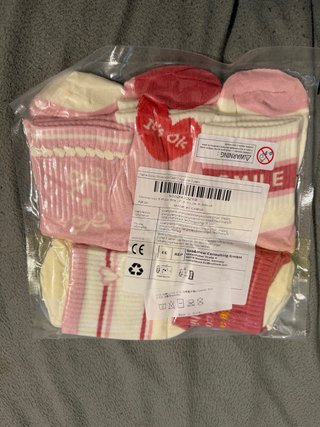 Pack de 5 pares de calcetines infantiles nuevos