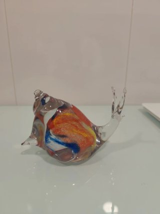 Gran caracol de Cristal de Murano