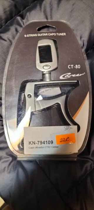 Cejilla Afinador Career CT-80