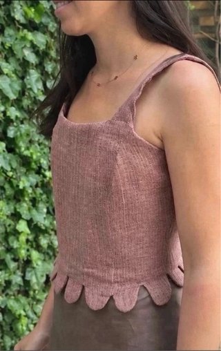 Top Rosa Empolvado