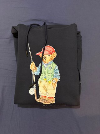Sudadera Ralph Lauren Polo Bear Negra