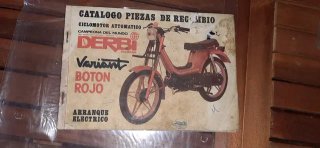 Catalogo piezas derbi boton rojo