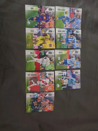 Lote 9 Cartas Fútbol 25 Aniversario