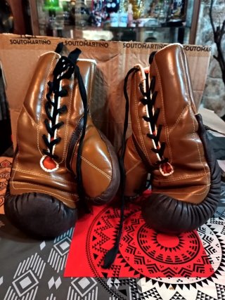 Guantes de Boxeo Antiguos Teide 8 Onzas