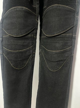 Pantalones Vaqueros Moto Volero Negros Talla 44