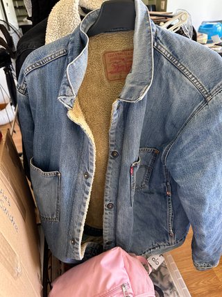Chaqueta Vaquera Levi's Borreguito Talla L