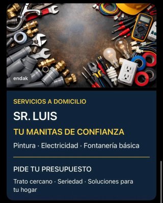 Manita a domicilio/ pinturas y pequeños arreglos