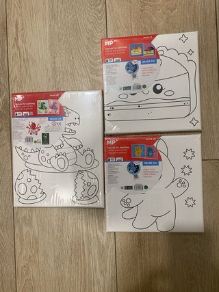 Set de 3 Lienzos para Pintar MP
