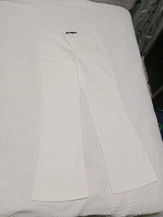 Pantalón Zara Blanco