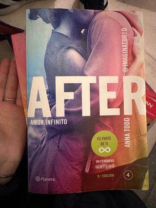 After 4 Amor infinito Anna Todd libro