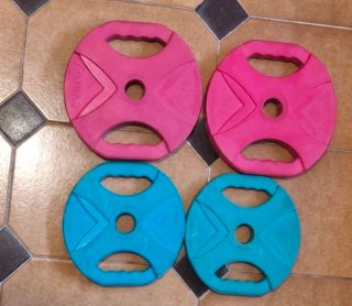 Set de 4 Discos Evergy (5kg y 2.5kg)