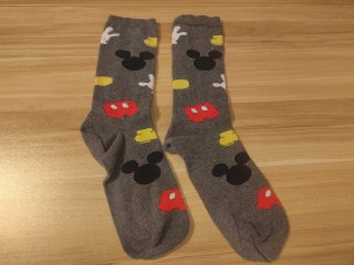 Calcetines Grises Mickey Mouse