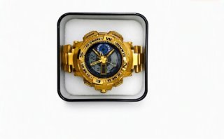Reloj Deportivo Dorado
