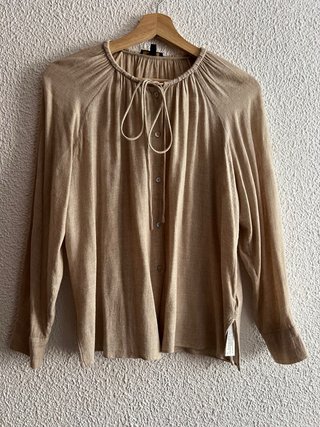 Blusa Massimo Dutti Beige