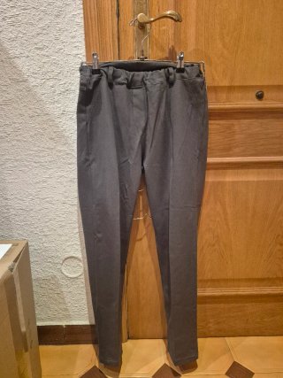 Pantalón Gris Talla 42 Ajustable