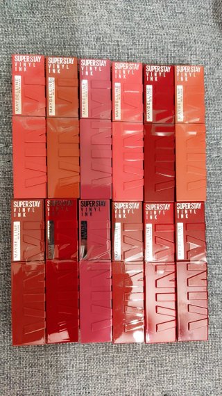 5€ la unida, Labiales Maybelline SuperStay Vinyl I