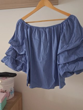 Camisa Zara Azul Talla M