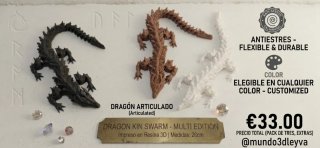 Dragón Articulado Impreso en 3D