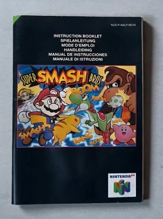 Manual Super Smash Bros Nintendo 64