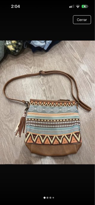 Bolso Bandolera Estampado Étnico