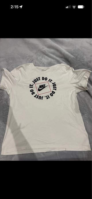 Camiseta Nike Blanca Just Do It PRECIO NEGOCIABLE