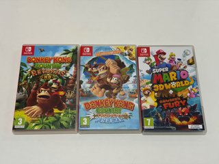 3 Juegos Nintendo Switch: Donkey Kong y Mario