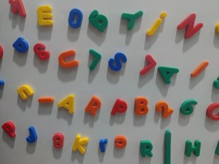Imanes noventeros de Letras y Números
