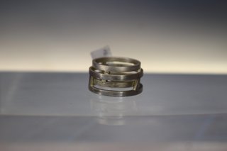 Anillo plata de ley. Joidart. 17 mm, talla 14.