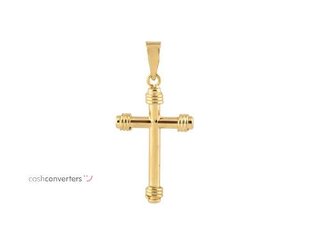 crucifijo oro 18k