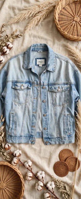 Chaqueta Vaquera Oversize Forever 21