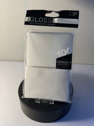 Ultra PRO Gloss White Sleeves | Stock disponible