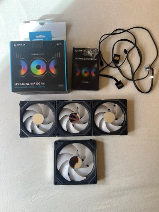 Ventiladores Lian Li Uni Fan SL-INF 120 pack 4