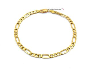 pulsera oro 18k con piedra con circonita