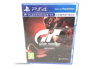 gran turismo sport ps4