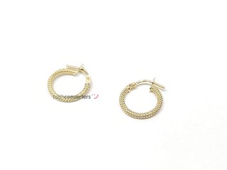 argollas oro 18k
