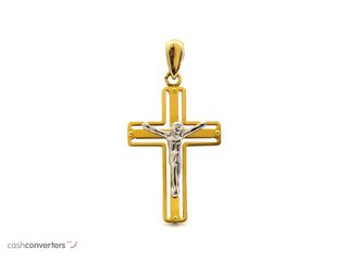 crucifijo oro 18k